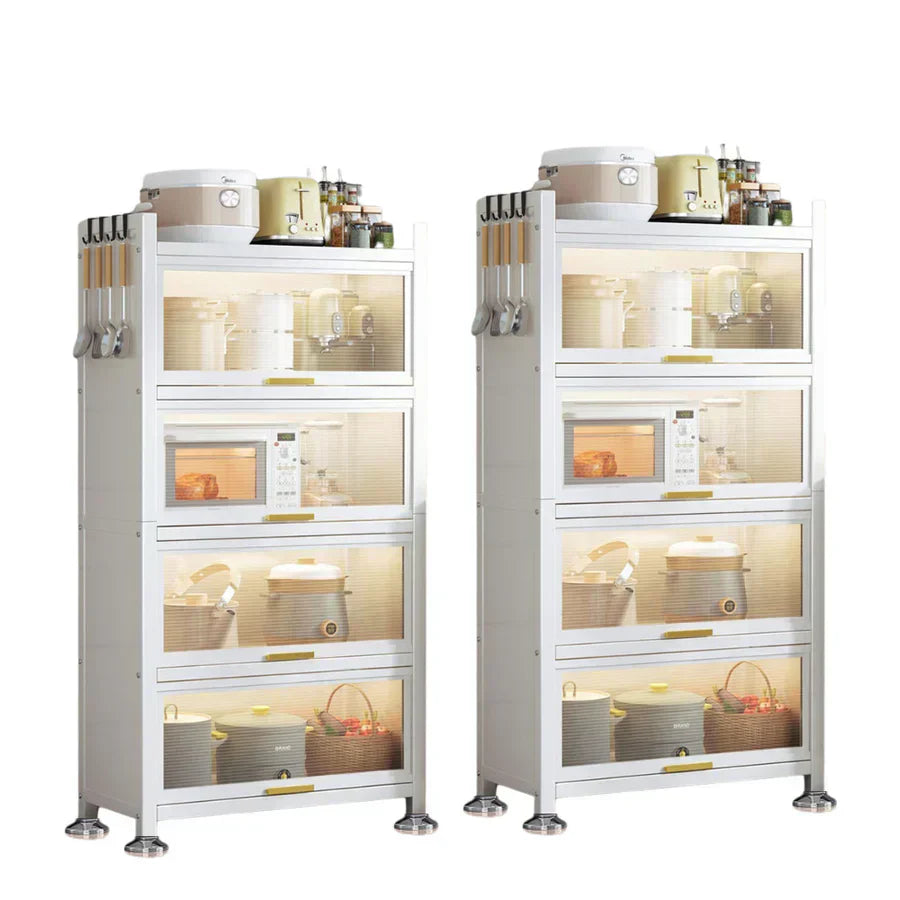 Kit 2 Multifunctional Steel Cabinet