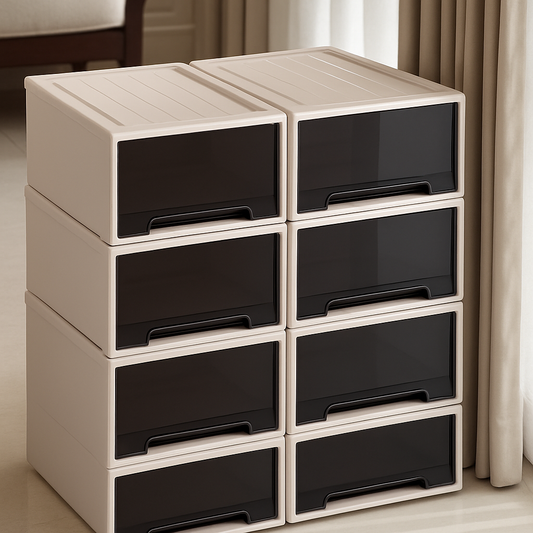 8 Stackable Boxes Kit - Smart Storage