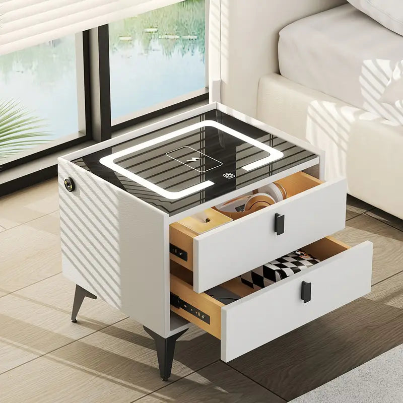 Modern Night Table with Wireless Load
